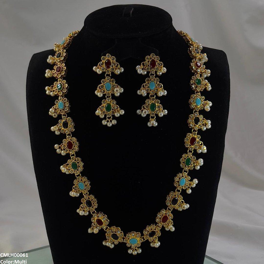 CMLH00061 SDQ Oval Stone Mala Set - CMLH