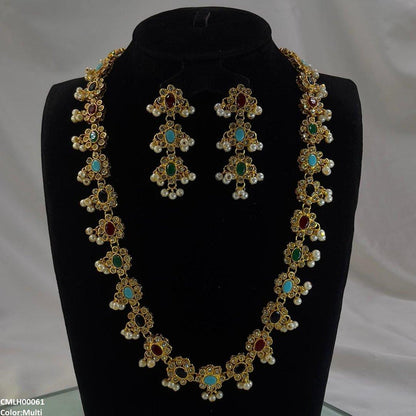 CMLH00061 SDQ Oval Stone Mala Set - CMLH