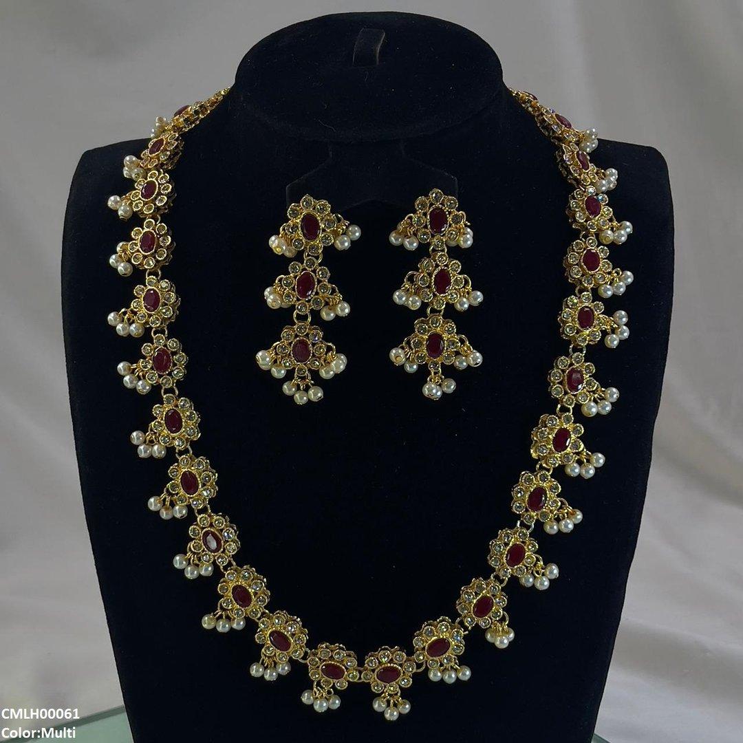 CMLH00061 SDQ Oval Stone Mala Set - CMLH