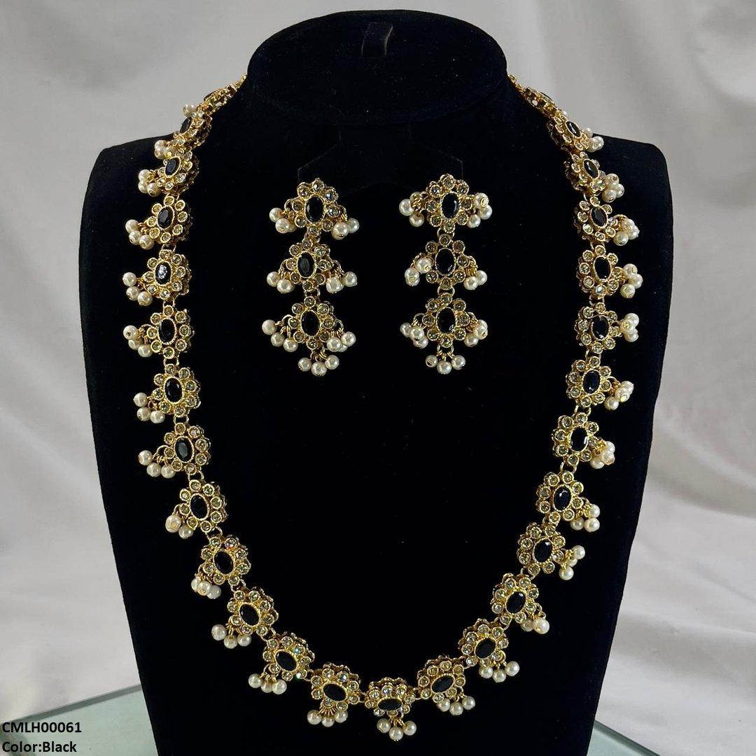 CMLH00061 SDQ Oval Stone Mala Set - CMLH