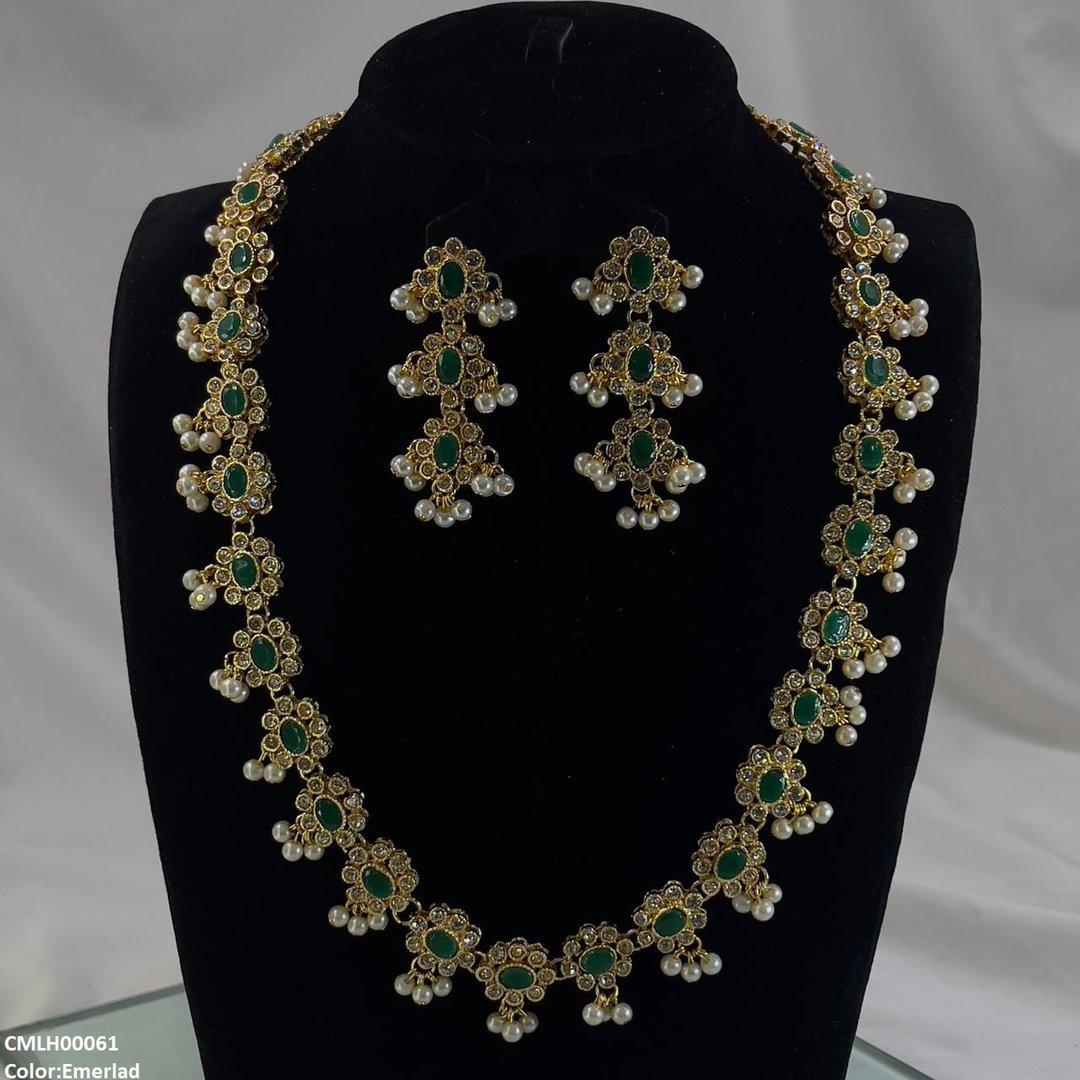 CMLH00061 SDQ Oval Stone Mala Set - CMLH