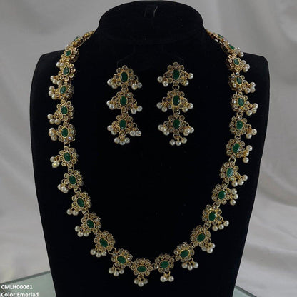 CMLH00061 SDQ Oval Stone Mala Set - CMLH