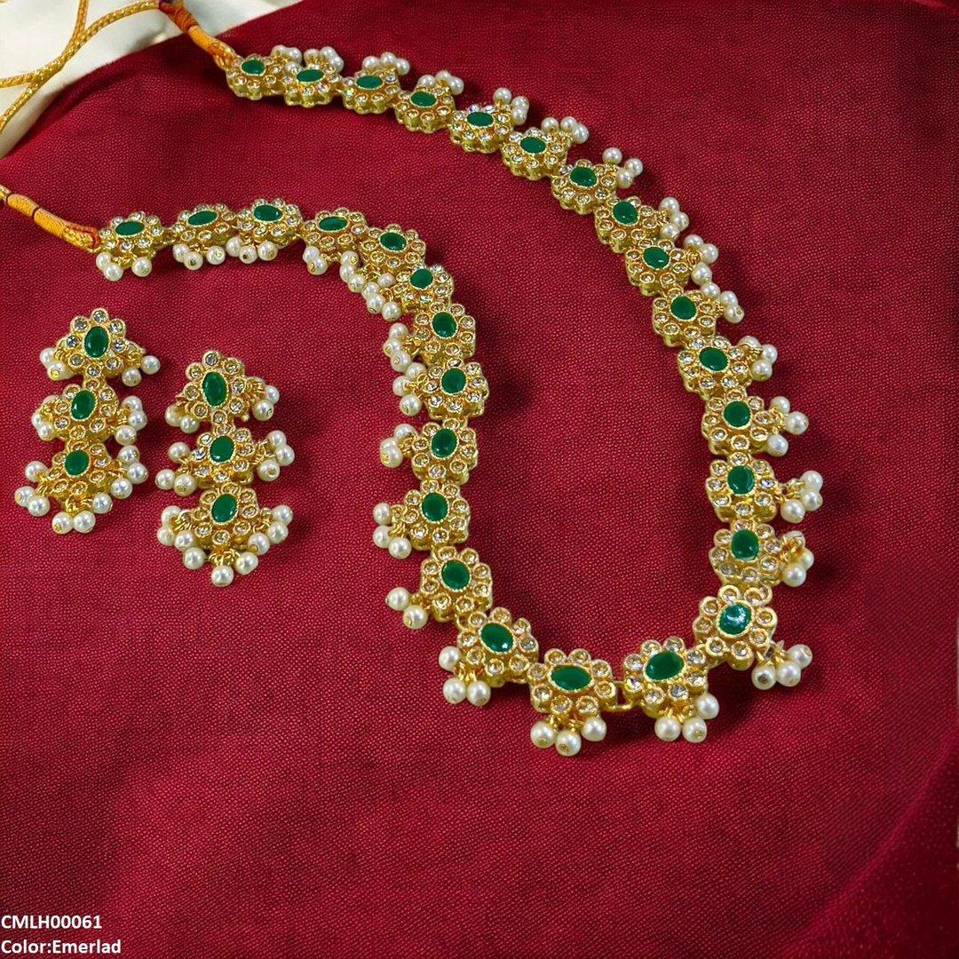 CMLH00061 SDQ Oval Stone Mala Set - CMLH