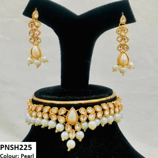 PNSH225 FRN Pear Necklace Set