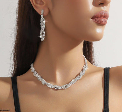 CNSH00012 YJJ Cathedral Style Necklace Set - CNSH