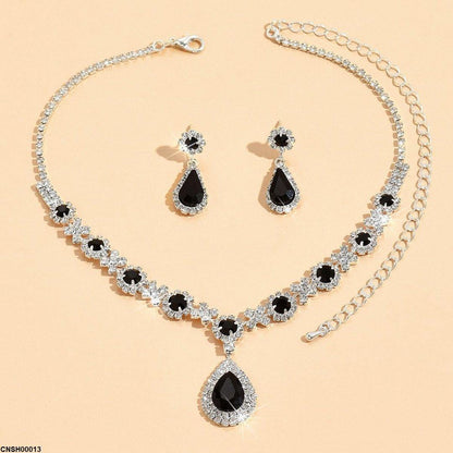 CNSH00013 YJJ Tear Bracket Necklace Set - CNSH