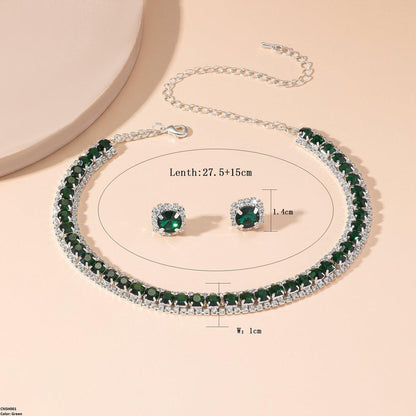 CNSH001 YJJ Circle Layered Necklace Set