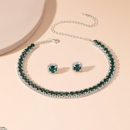 CNSH001 YJJ Circle Layered Necklace Set