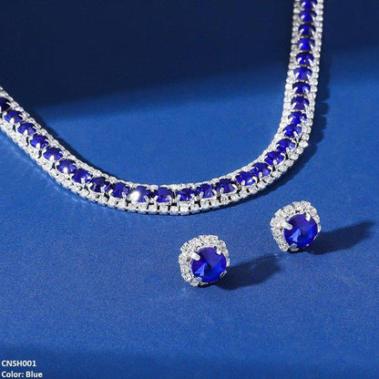 CNSH001 YJJ Circle Layered Necklace Set