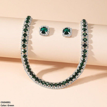 CNSH001 YJJ Circle Layered Necklace Set