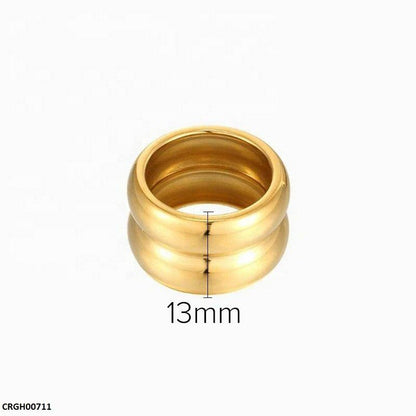 CRGH00711 DGF Plain Double Round Ring - CRGH