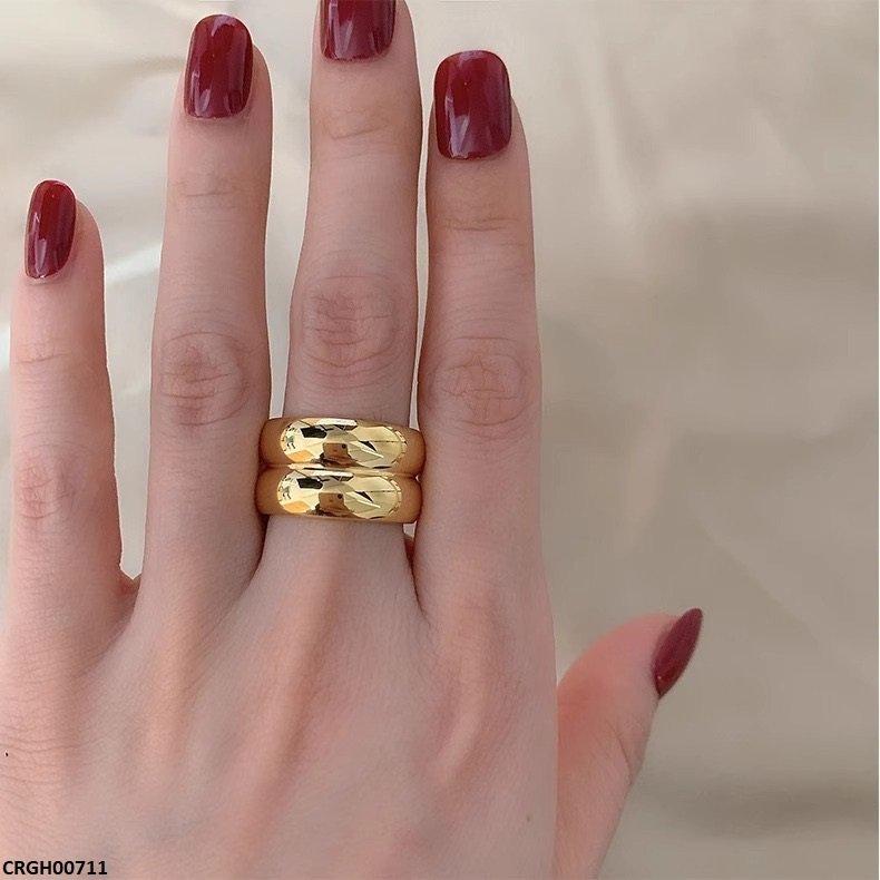 CRGH00711 DGF Plain Double Round Ring - CRGH