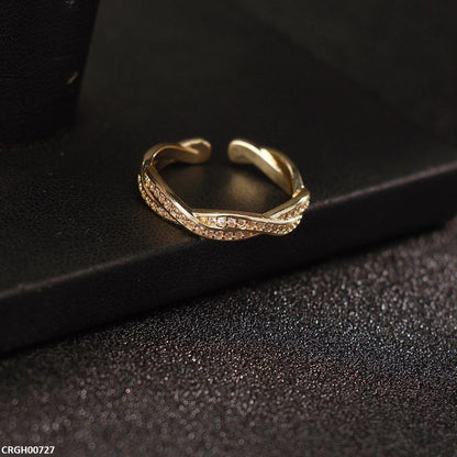 CRGH00727 BYJ Double Leayerd Ring Adjustable - CRGH