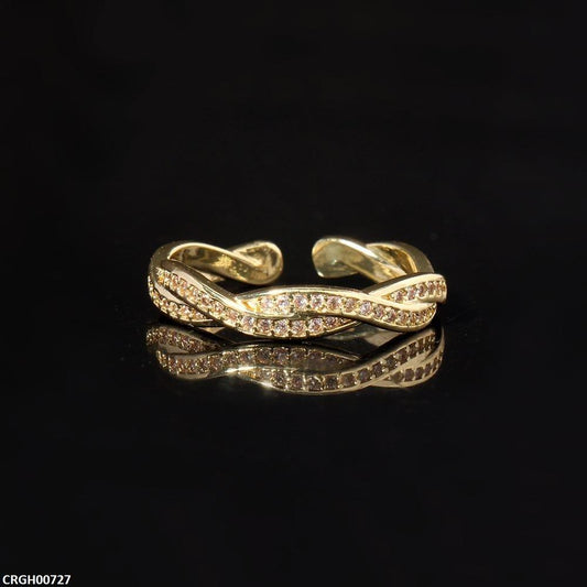 CRGH00727 BYJ Double Leayerd Ring Adjustable - CRGH