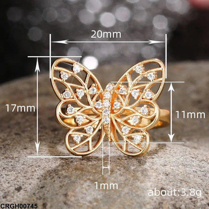 CRGH00745 CSH Imp Butterfly Ring - CRGH