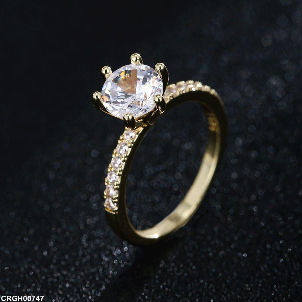 CRGH00747 BYJ Round Stone Ring - TRSH