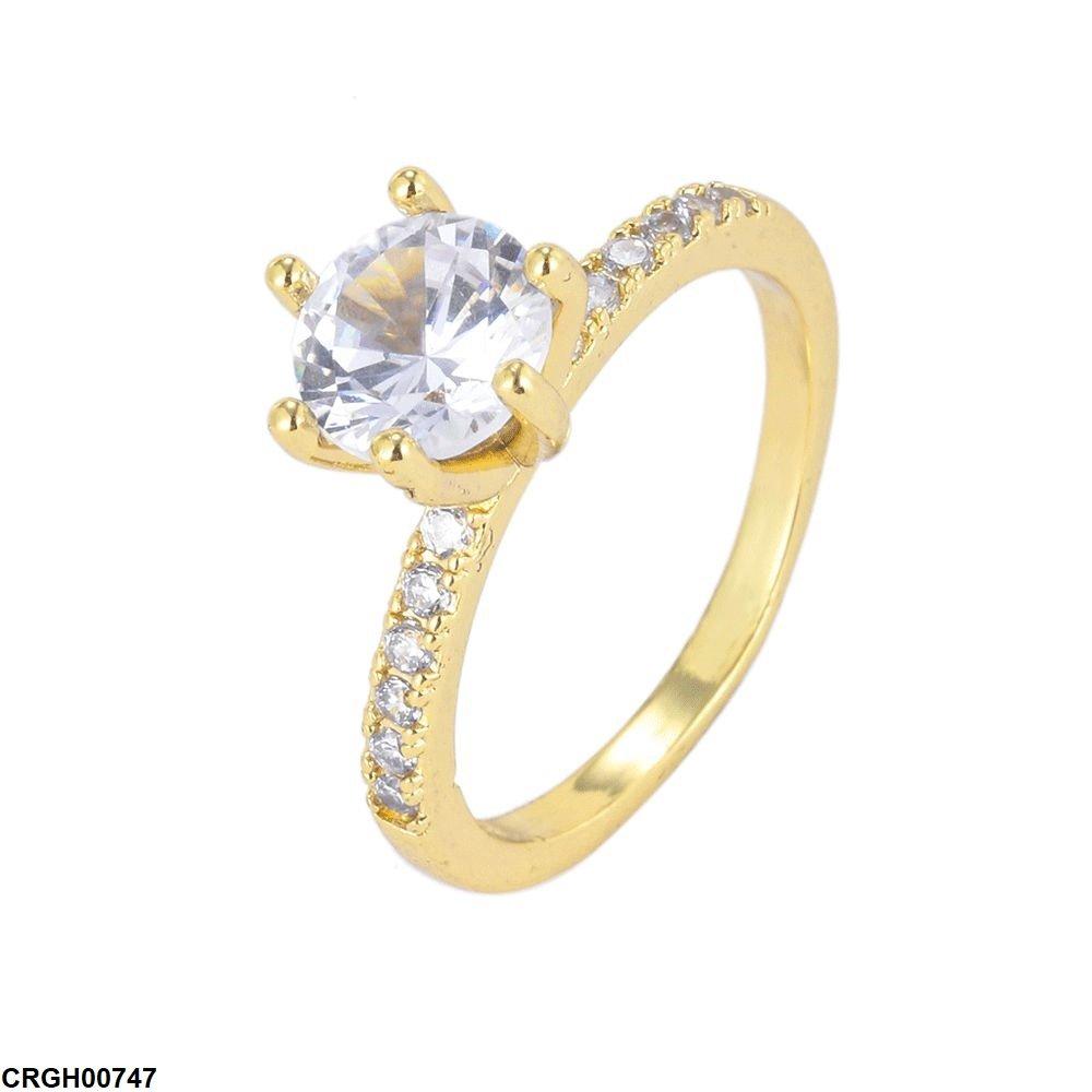 CRGH00747 BYJ Round Stone Ring - TRSH