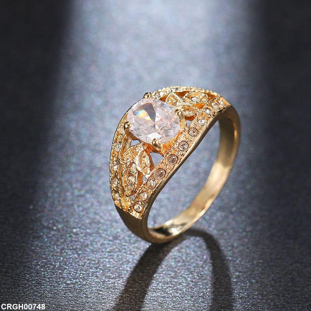 CRGH00748 BYJ Oval Stone Ring - CRGH