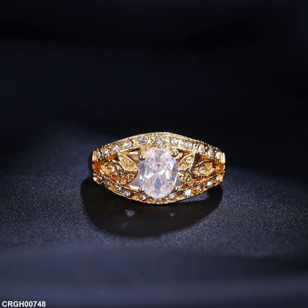 CRGH00748 BYJ Oval Stone Ring - CRGH