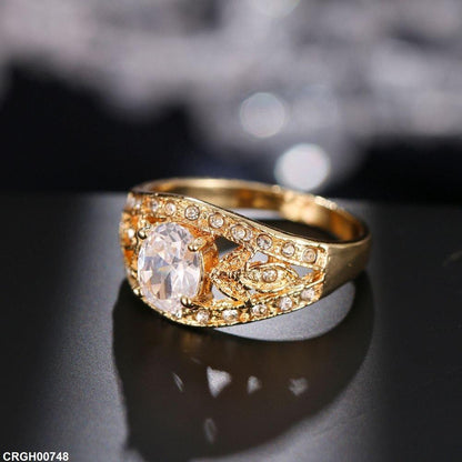 CRGH00748 BYJ Oval Stone Ring - CRGH