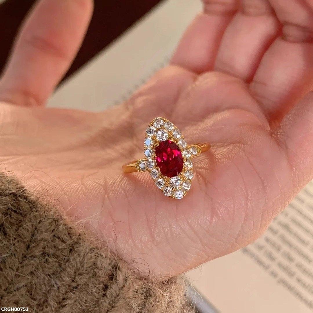 CRGH00752 WNS Oval Stone Adjustable Ring - CRGH