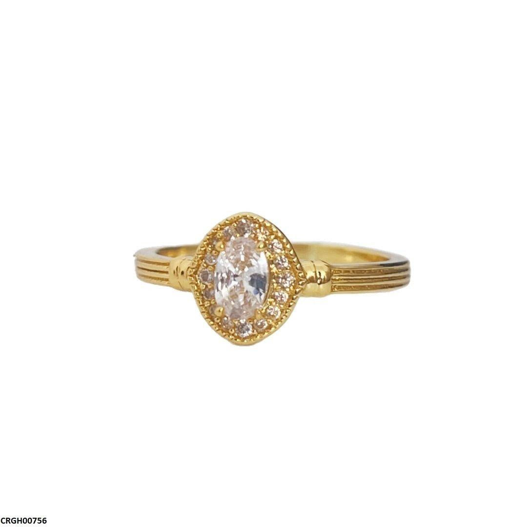 CRGH00756 WNS Imp Oval Stone Ring Adjustable - CRGH