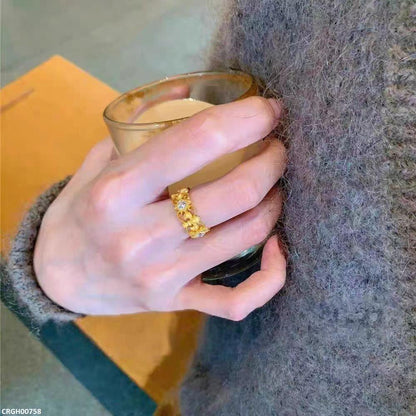 CRGH00758 WNS Etched Ring Adjustable - CRGH