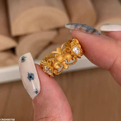 CRGH00758 WNS Etched Ring Adjustable - CRGH