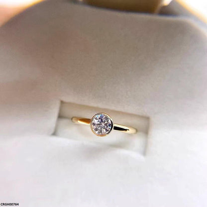 CRGH00764 BJF Imp Round Stone Ring - CRGH