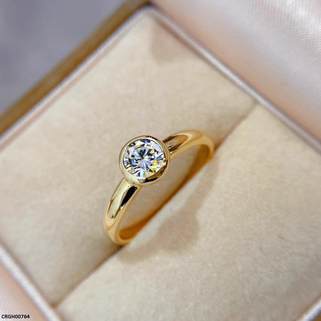 CRGH00764 BJF Imp Round Stone Ring - CRGH