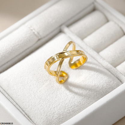 CRGH00815 NMS Stainless Steel Double Loop Ring Adjustable - CRGH