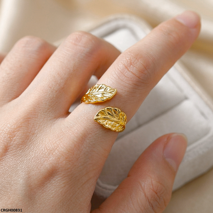 CRGH00831 NMS Stainless Steel Double Leaf Ring Ajustable - CRGH