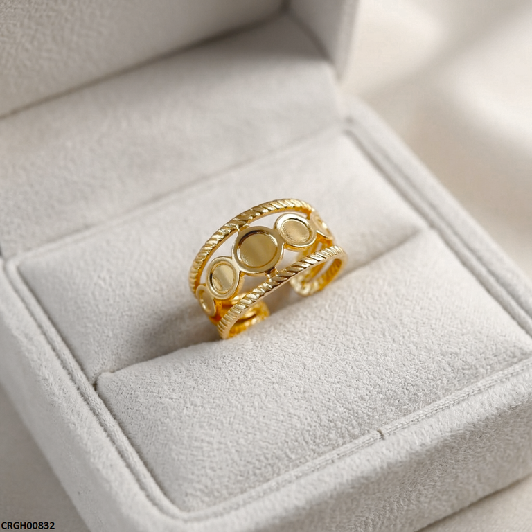 CRGH00832  NMS Stainless Steel Round Double Layer Ring Adjustable - CRGH