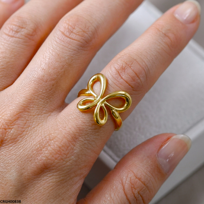 CRGH00838 NMS Butterfly Stainless Steel Ring Adjustable - CRGH