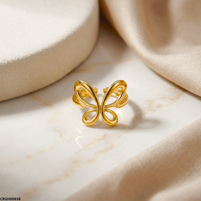 CRGH00838 NMS Butterfly Stainless Steel Ring Adjustable - CRGH