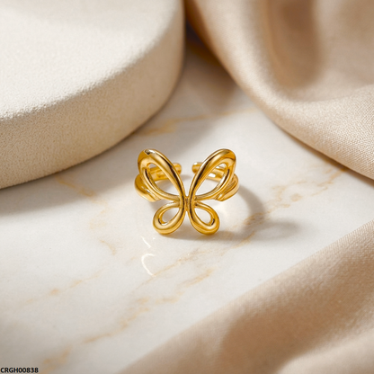 CRGH00838 NMS Butterfly Stainless Steel Ring Adjustable - CRGH