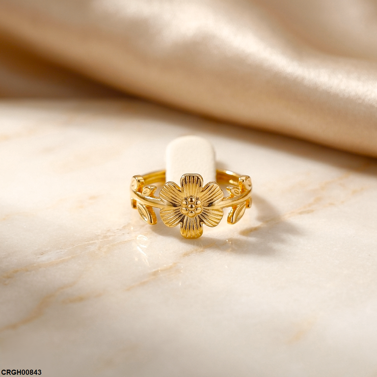 CRGH00843 NMS Sunflower Stainless Steel Ring Adjustable - CRGH