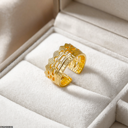 CRGH00846 NMS Crown Stainless Steel Ring Adjustable - CRGH