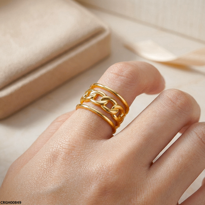 CRGH00849 NMS Link Chain Stainless Steel Ring Adjustable - CRGH
