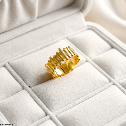 CRGH00852 NMS Golden Bars Stainless Steel Ring Adjustable - CRGH
