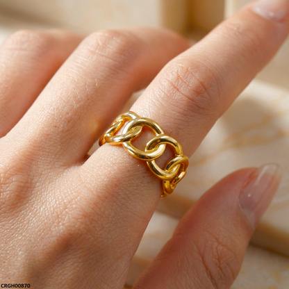 CRGH00870 NMS Chain Link Stainless Steel Ring Adjustable - CRGH