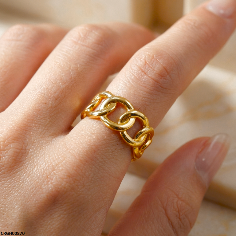 CRGH00870 NMS Chain Link Stainless Steel Ring Adjustable - CRGH