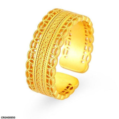 CRGH00950 ZFQ Round Filigree Ring Adjustable - CRGH