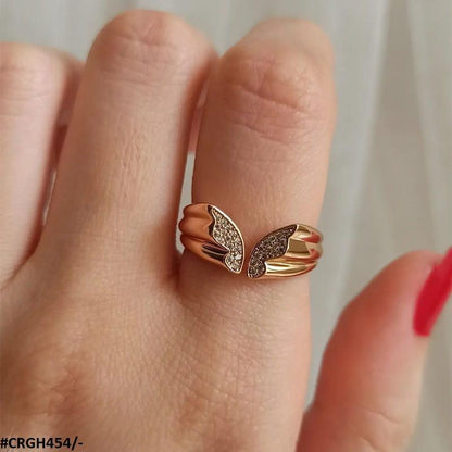CRGH454 QWN Butterfly Adjustable Ring