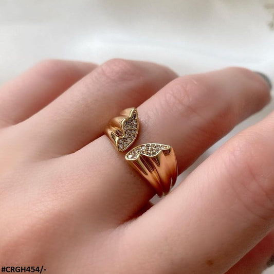 CRGH454 QWN Butterfly Adjustable Ring
