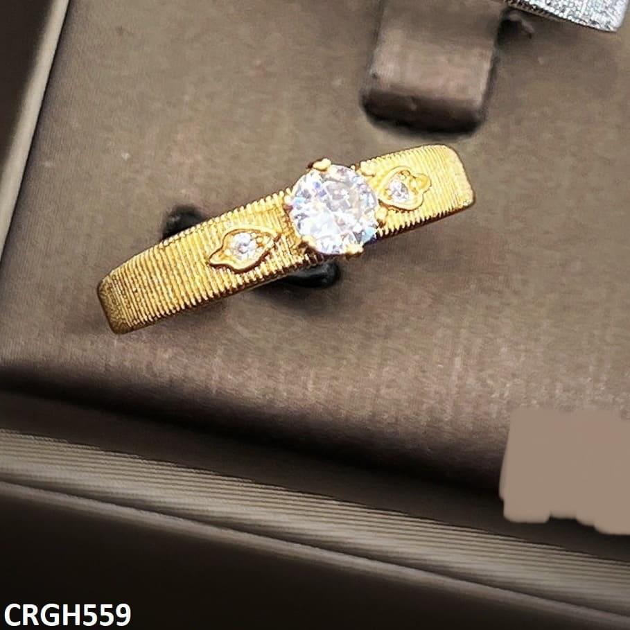 CRGH559 GWH Round/Pear Ring Adjustable