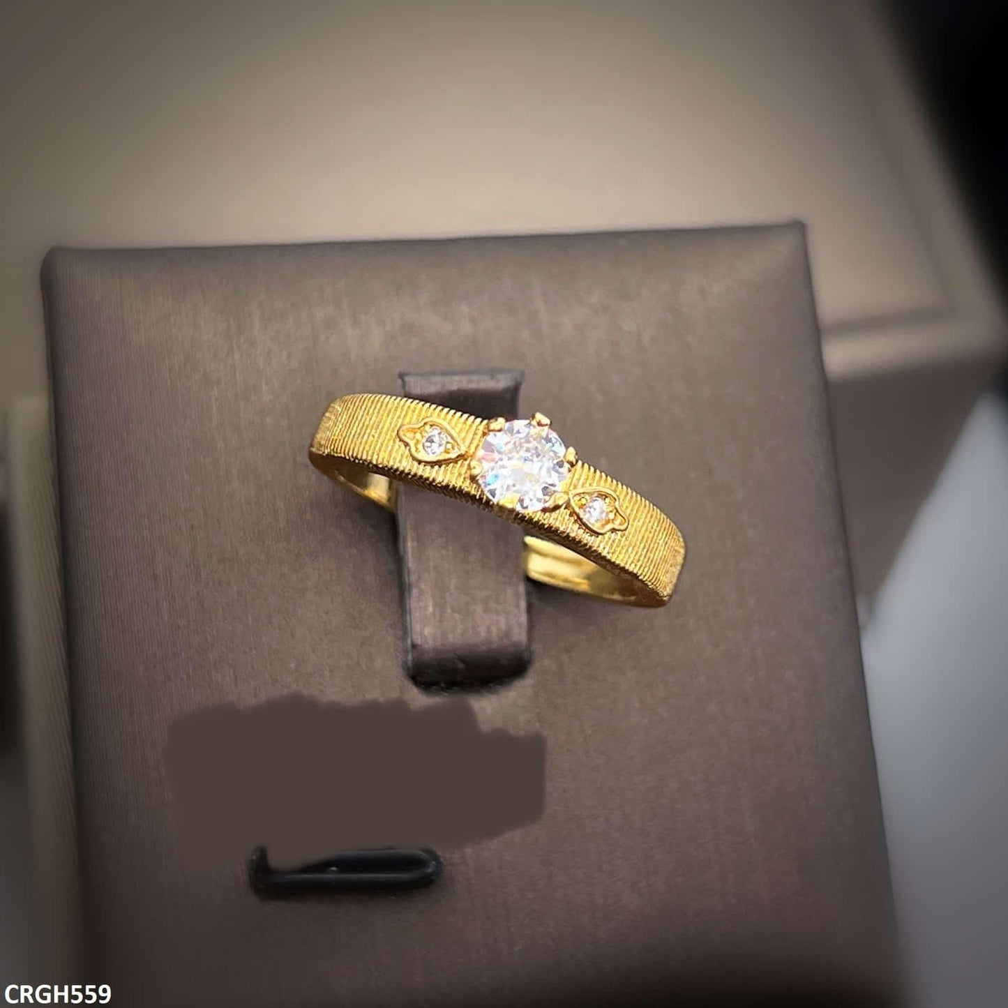 CRGH559 GWH Round/Pear Ring Adjustable