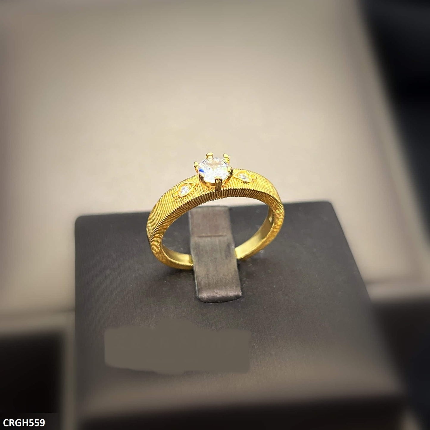 CRGH559 GWH Round/Pear Ring Adjustable