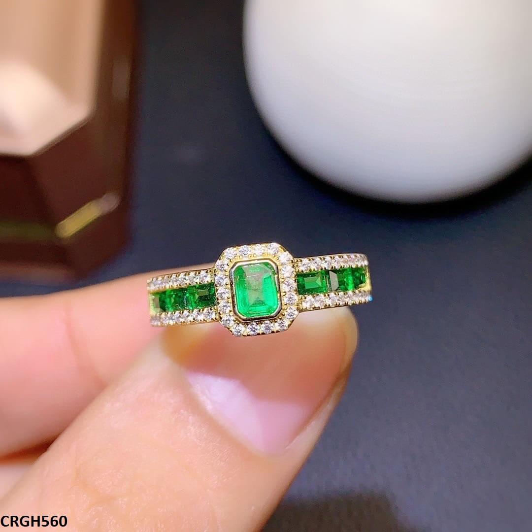 CRGH560 GWH Baguette Ring Adjustable