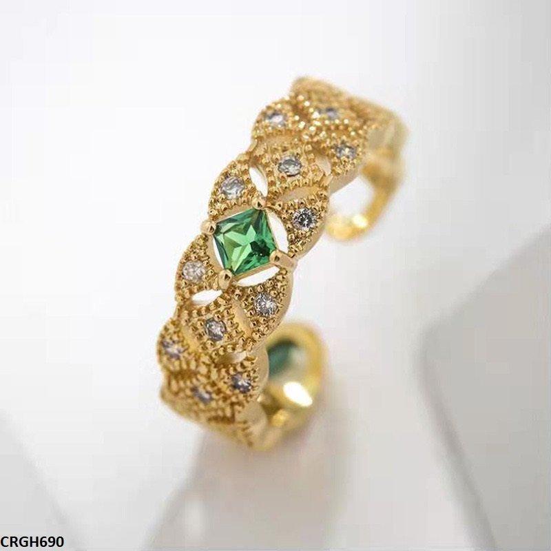 CRGH690 JJS Square Stone Ring Adjustable